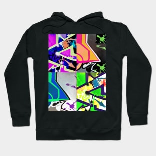 four graffiti designs Hoodie